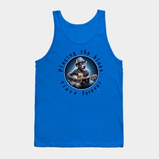 Old blues dog: Playing the blues Tank Top